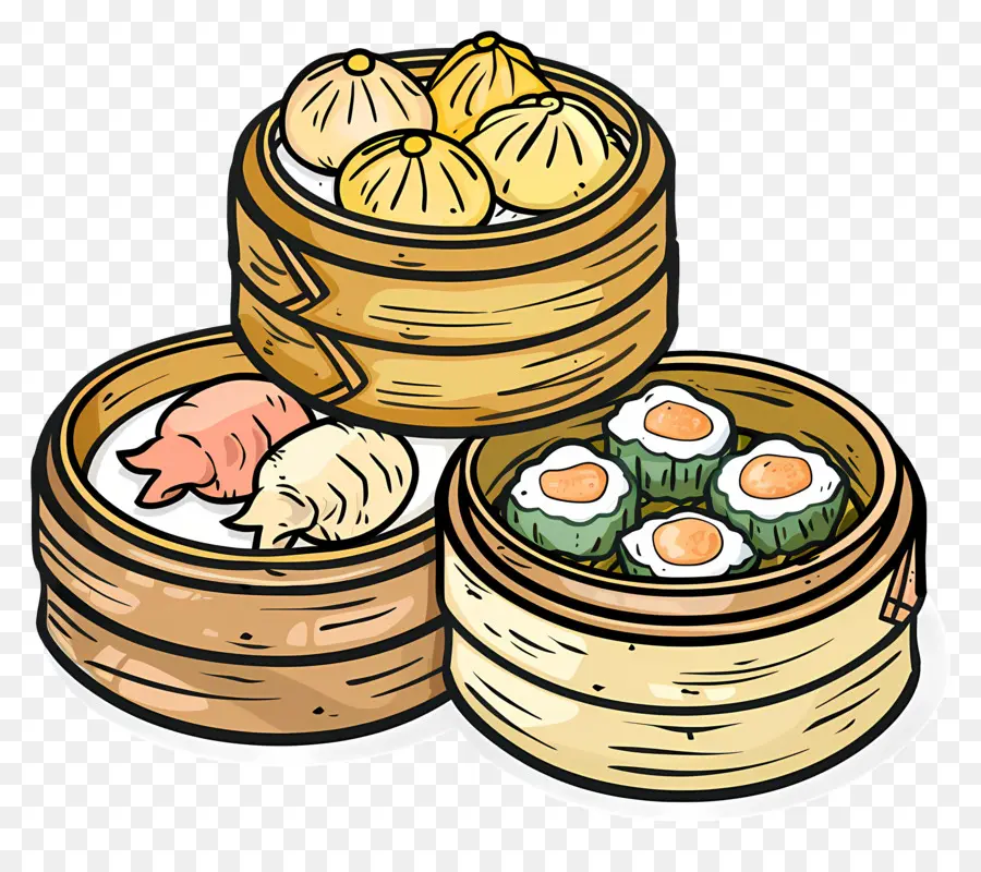 Dim Sum，La Cuisine Chinoise PNG