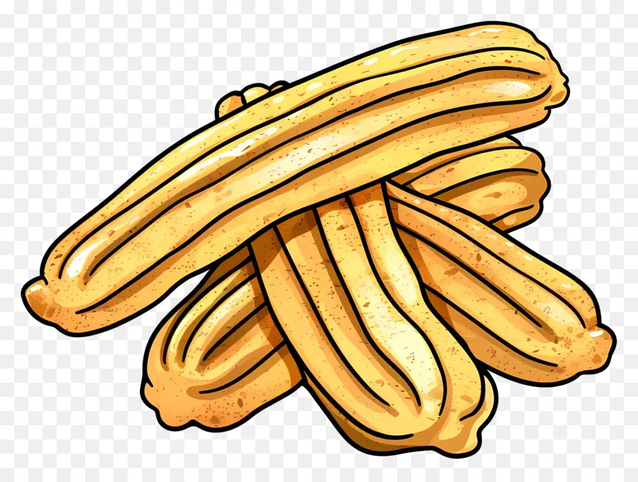 Churros，Les Bananes PNG