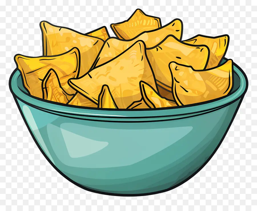 Bol De Frites，Les Chips De Maïs PNG