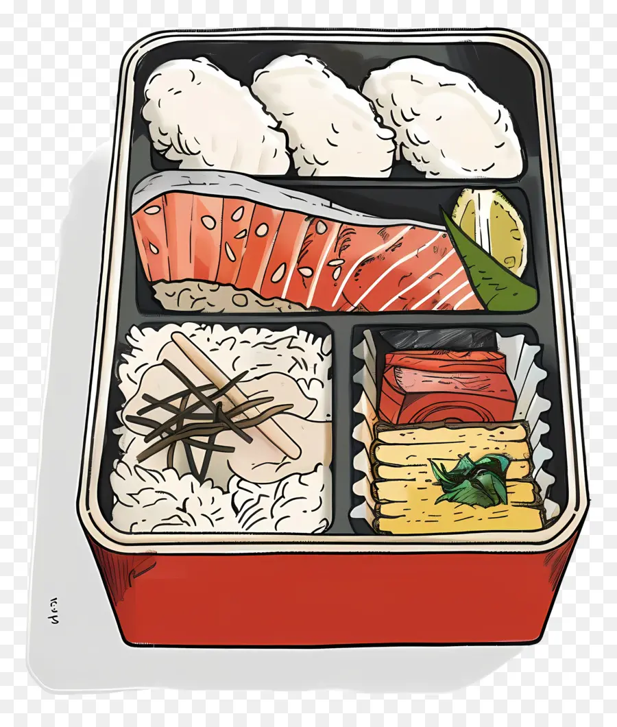 Bento Box，Sushi PNG