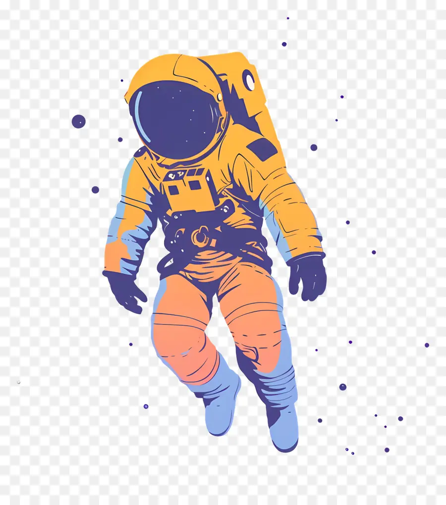 L'astronaute Dans L'espace，L'astronaute PNG