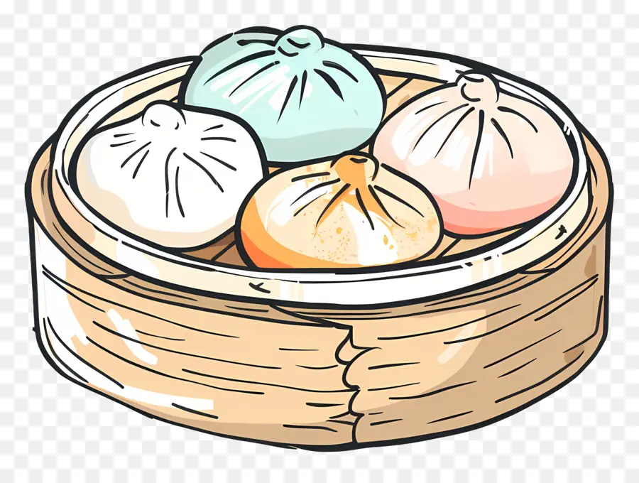 Dim Sum，Petits Pains Cuits à La Vapeur PNG