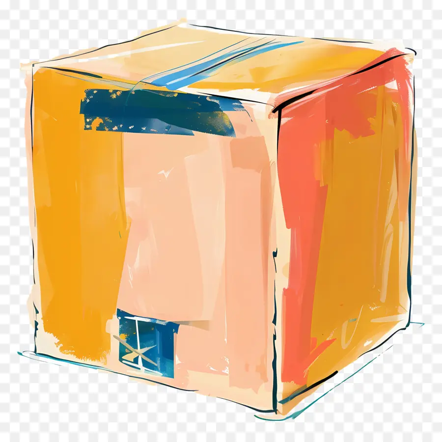 Boîte D'expédition，Boîte En Carton PNG