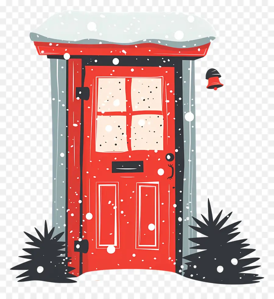 De Porte De Noël，Porte Rouge PNG