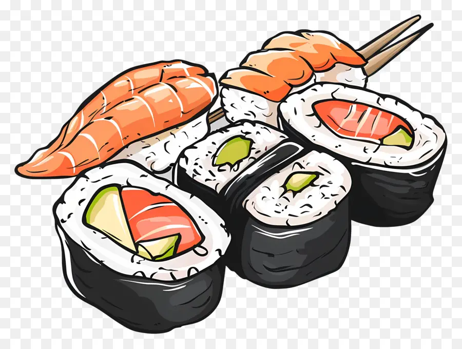 Sushi，Salade PNG