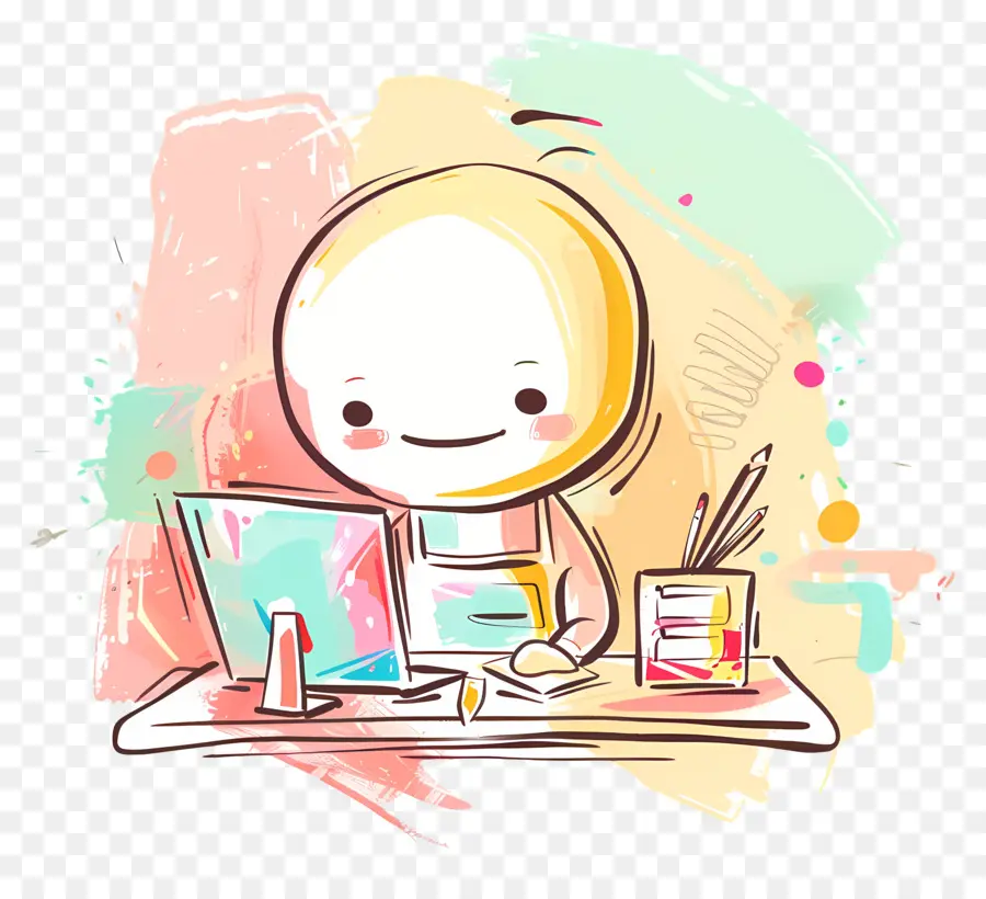 Travailler，Dessin Animé PNG