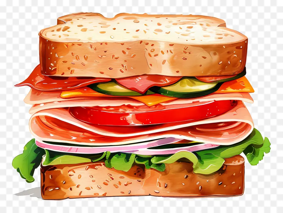 Sandwich，Pain PNG