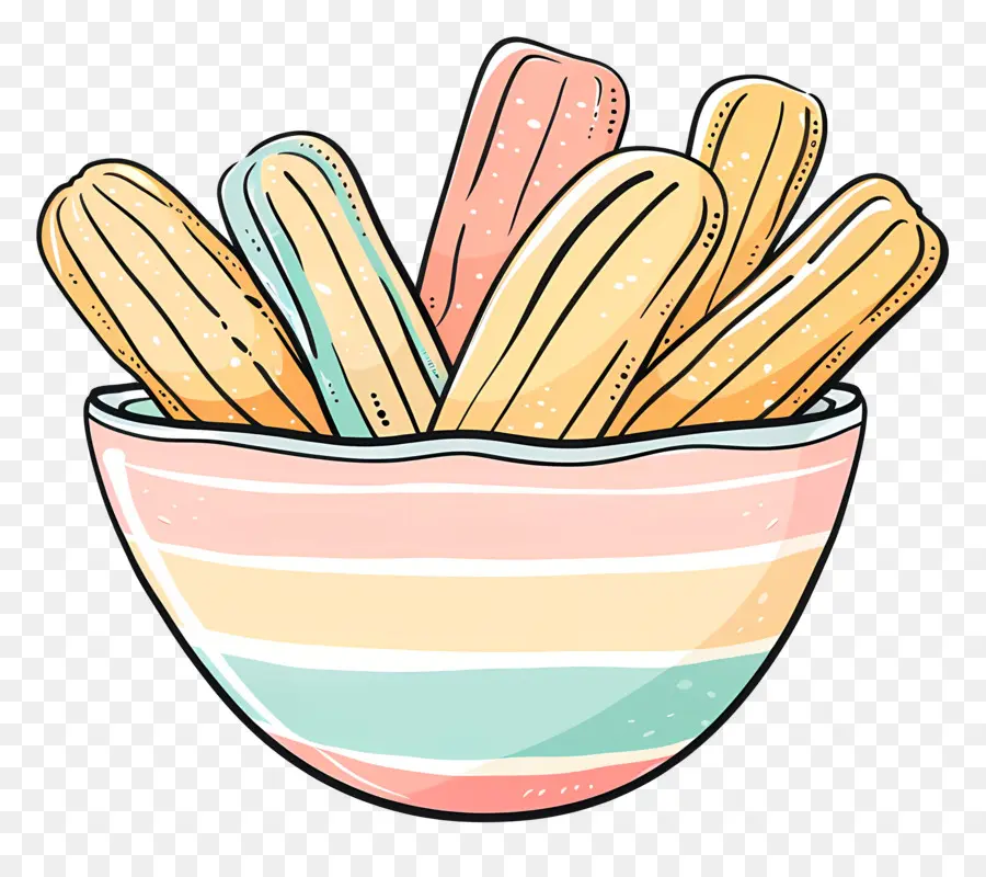 Churros，Frites PNG