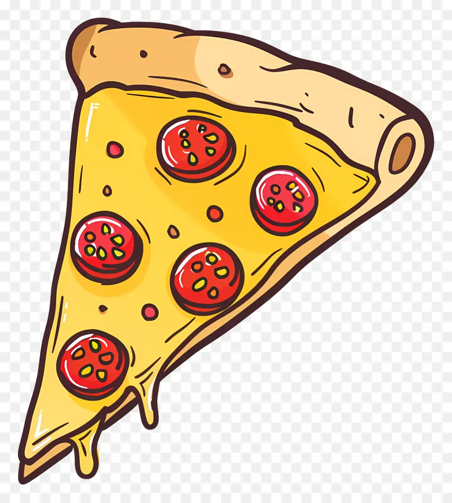 Tranche De Pizza，Pizza PNG