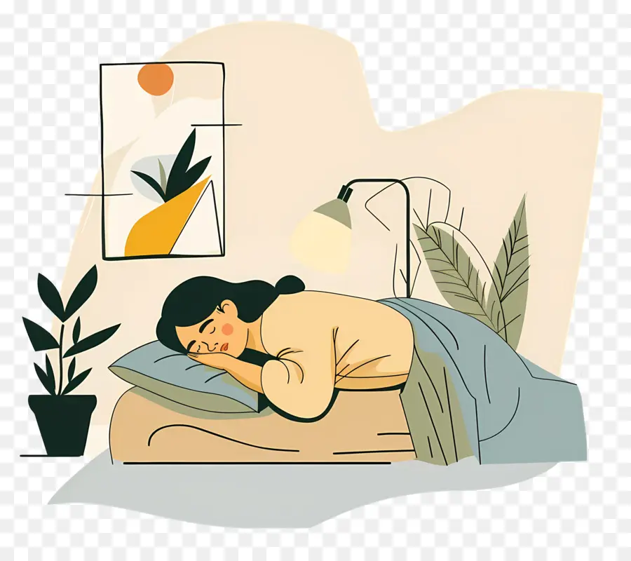 Femme Endormie，Le Sommeil PNG