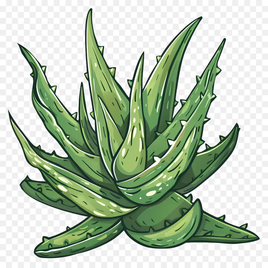 L'aloe Vera，L'usine D'aloès PNG