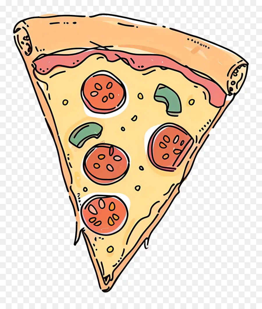 Tranche De Pizza，Pizza PNG