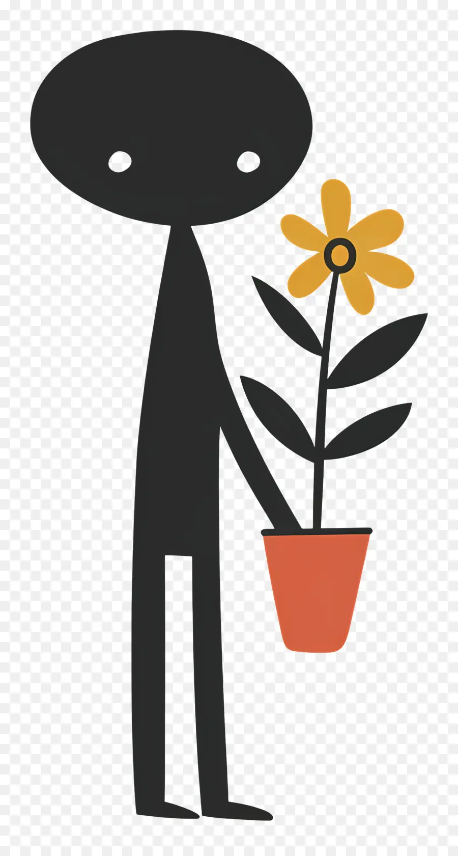 Stickman，Fleurs PNG