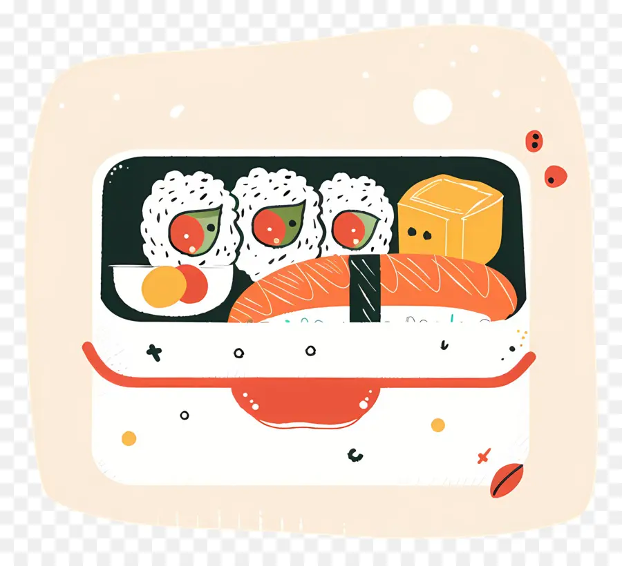 Bento Box，Sushi PNG