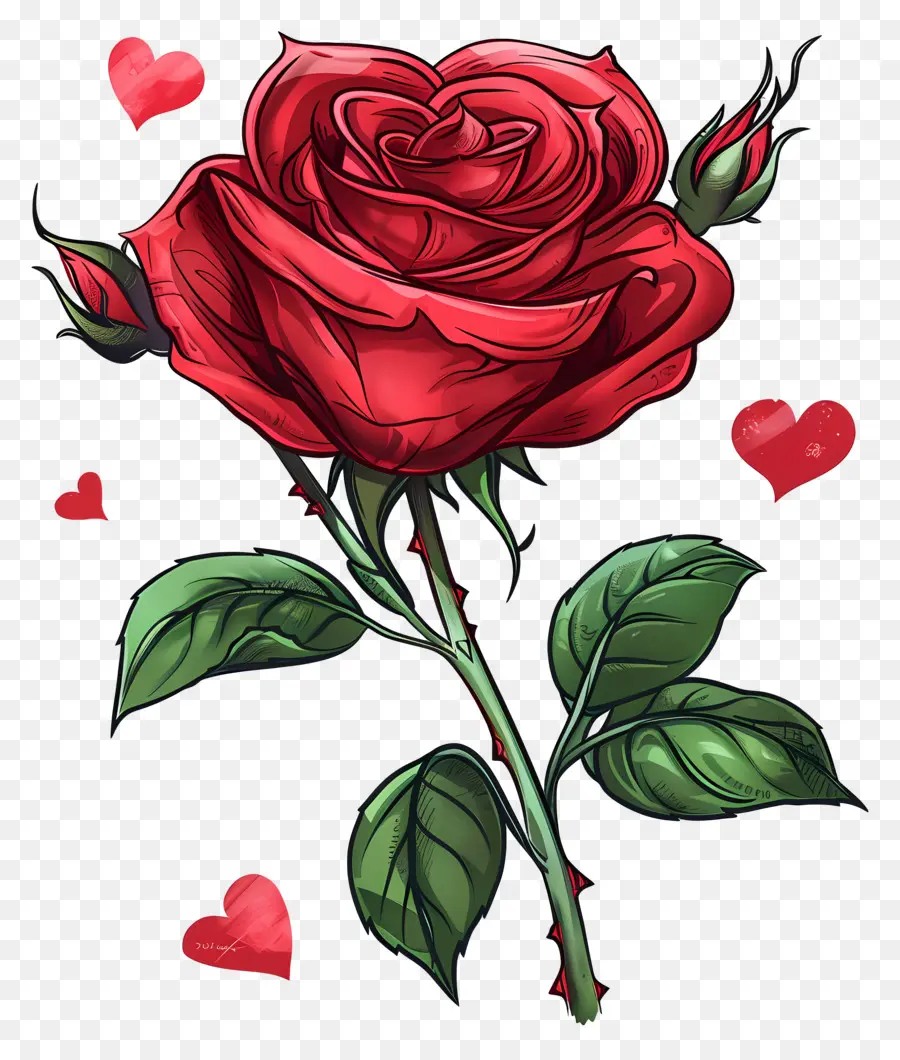 Rose，Rose Rouge PNG