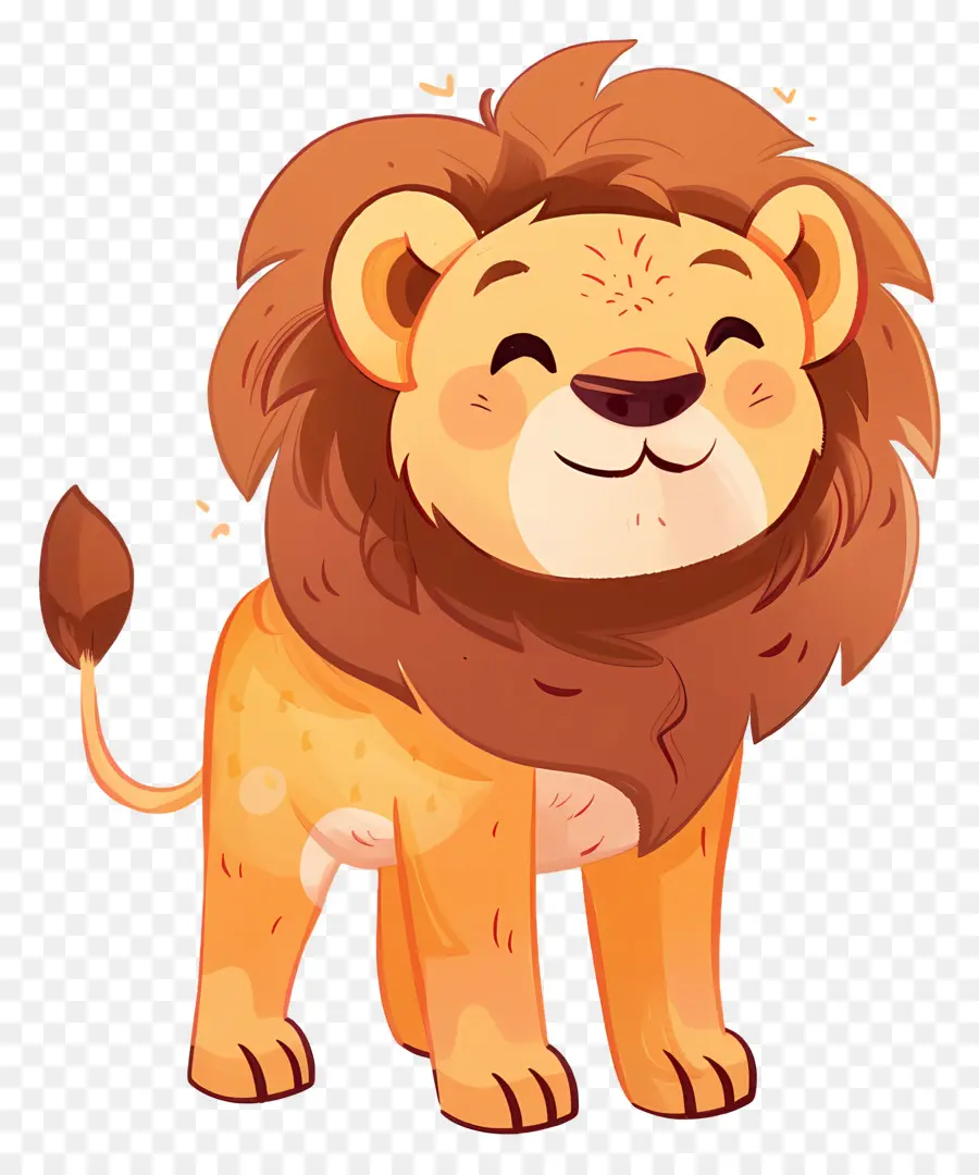 Mignon Lion，Dessin Animé Lion PNG