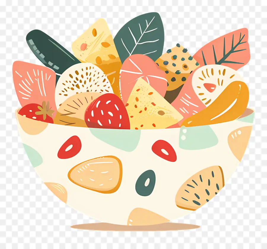 Salade De Fruits，Bol PNG