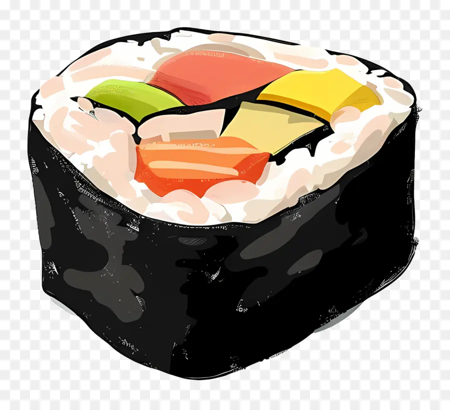 Sushi，Rouleau De Sushi PNG