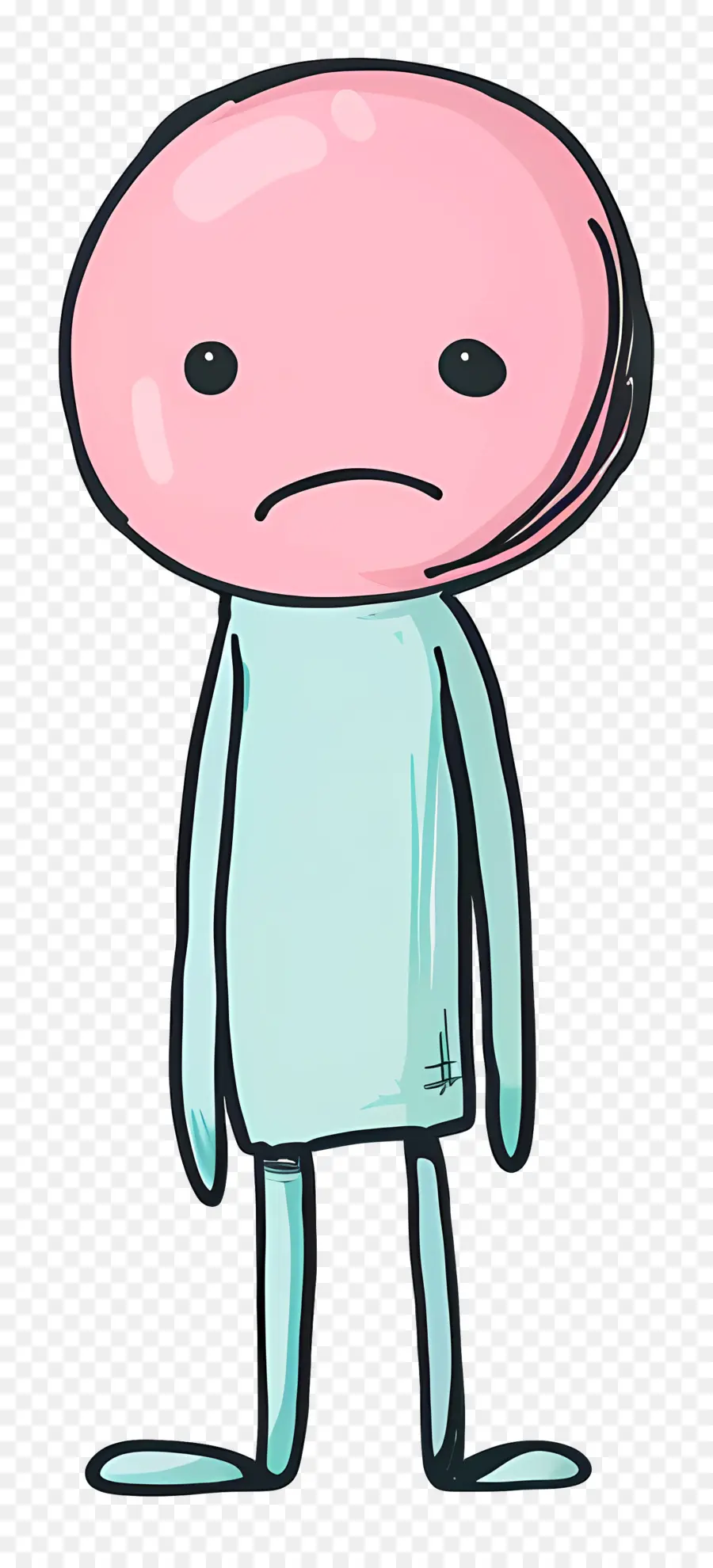 Triste，Personnage De Dessin Animé PNG