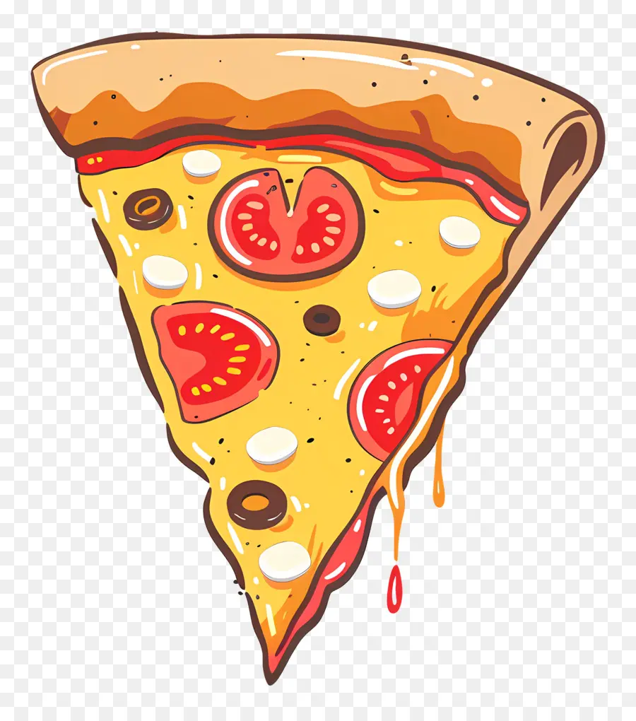 Tranche De Pizza，Pizza PNG