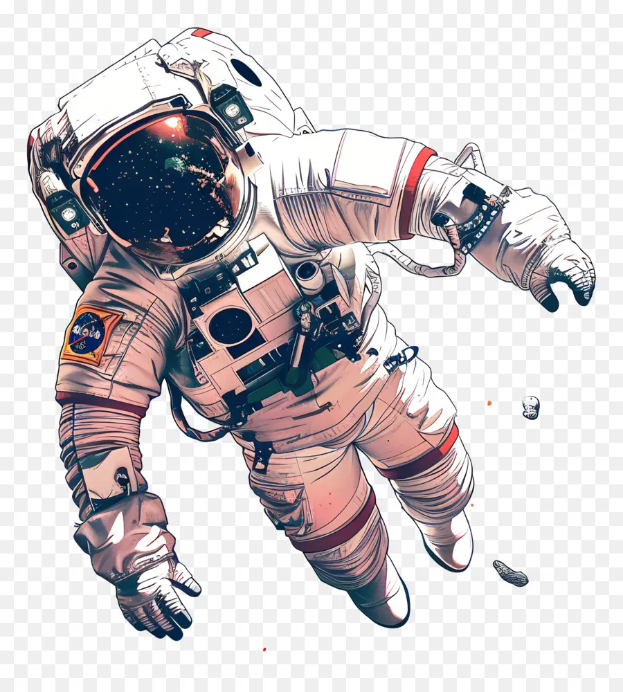 L'astronaute Dans L'espace，L'astronaute PNG