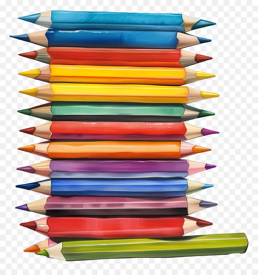 Crayons De Couleur，Crayons Colorés PNG