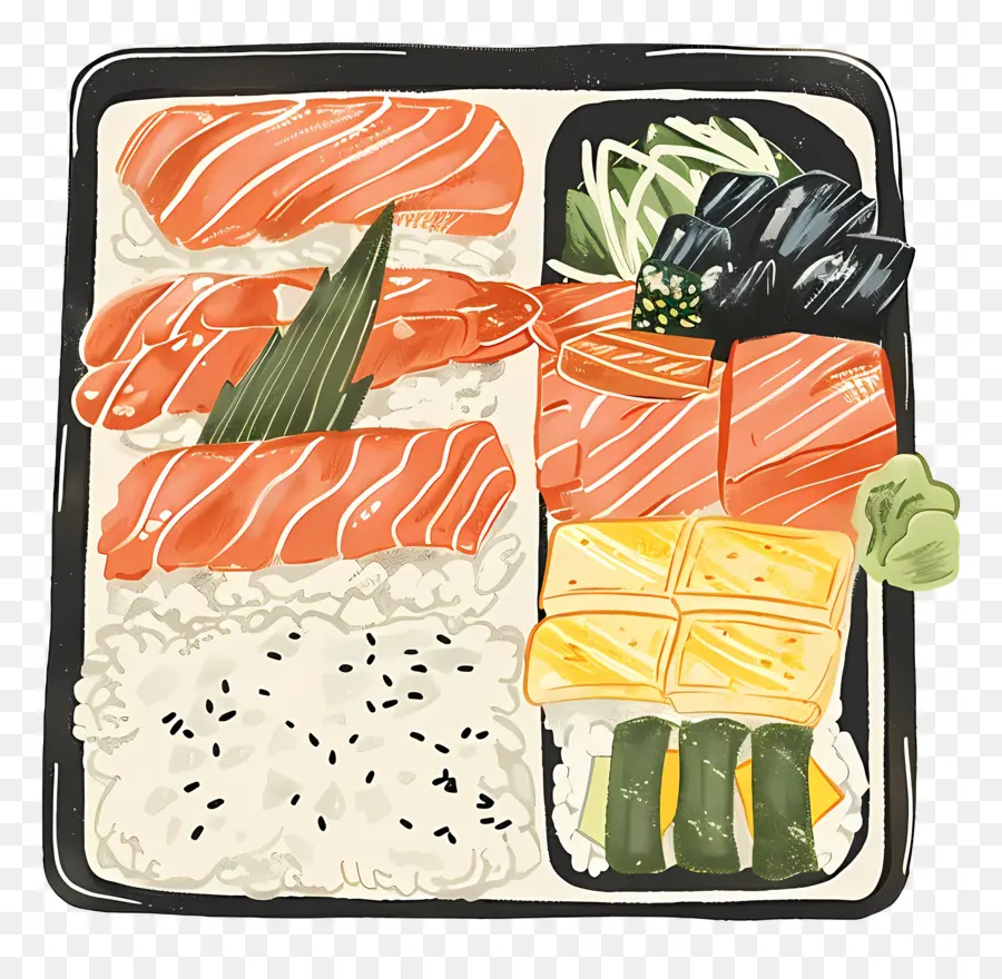 Bento Box，Sushi PNG