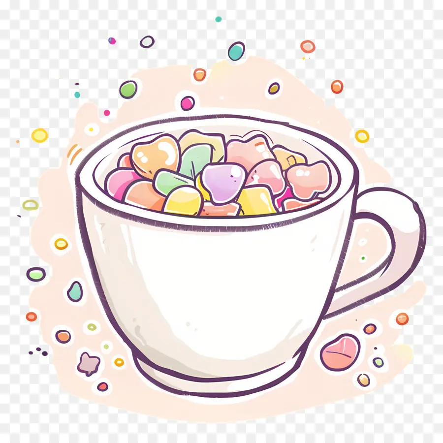 Céréales Petit Déjeuner，Chocolat Chaud PNG