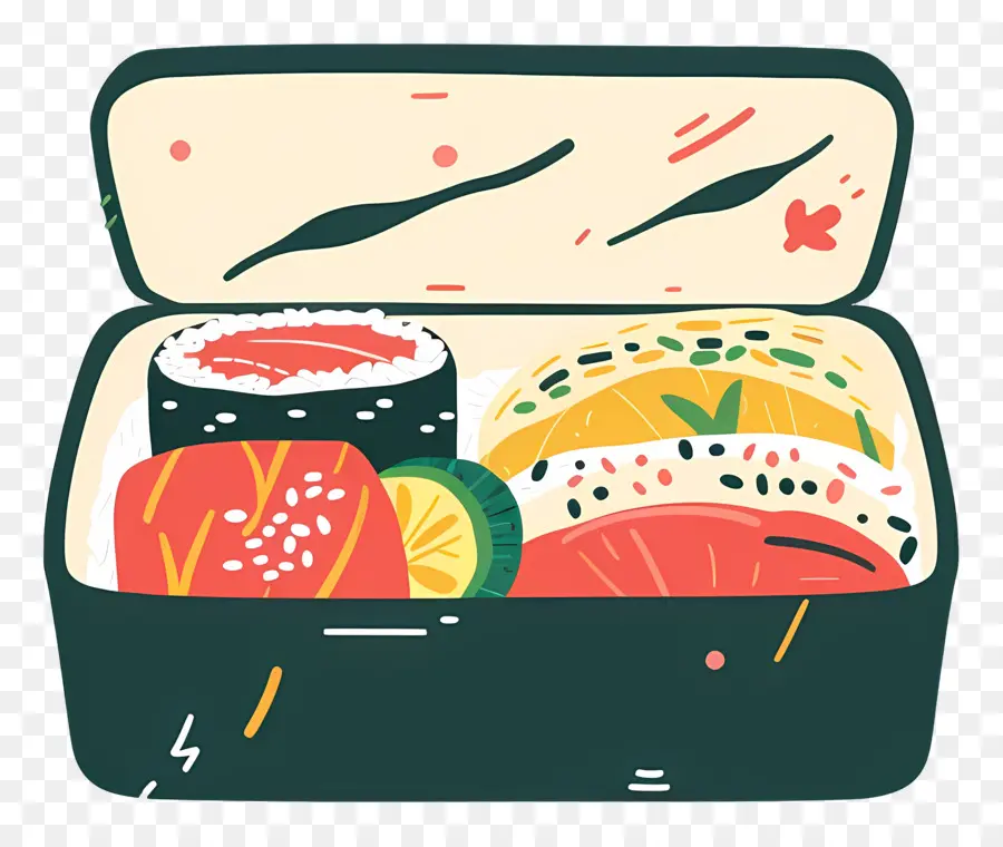 Bento Box，Sushi PNG