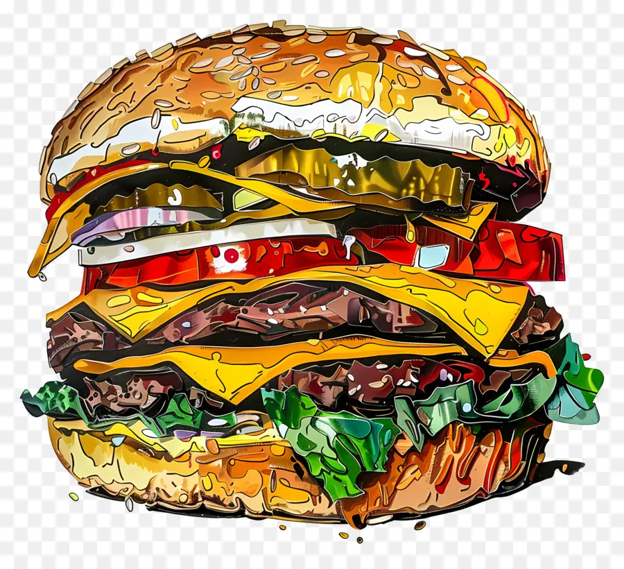 Hamburger，Fromage PNG