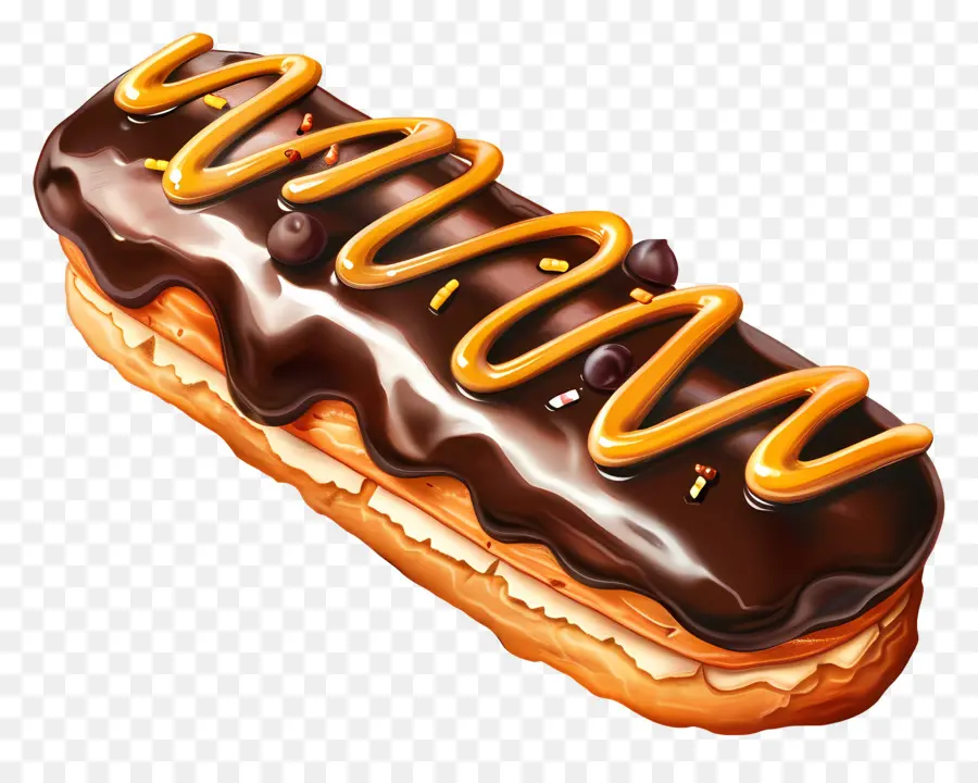 Eclair，Pain Au Chocolat PNG