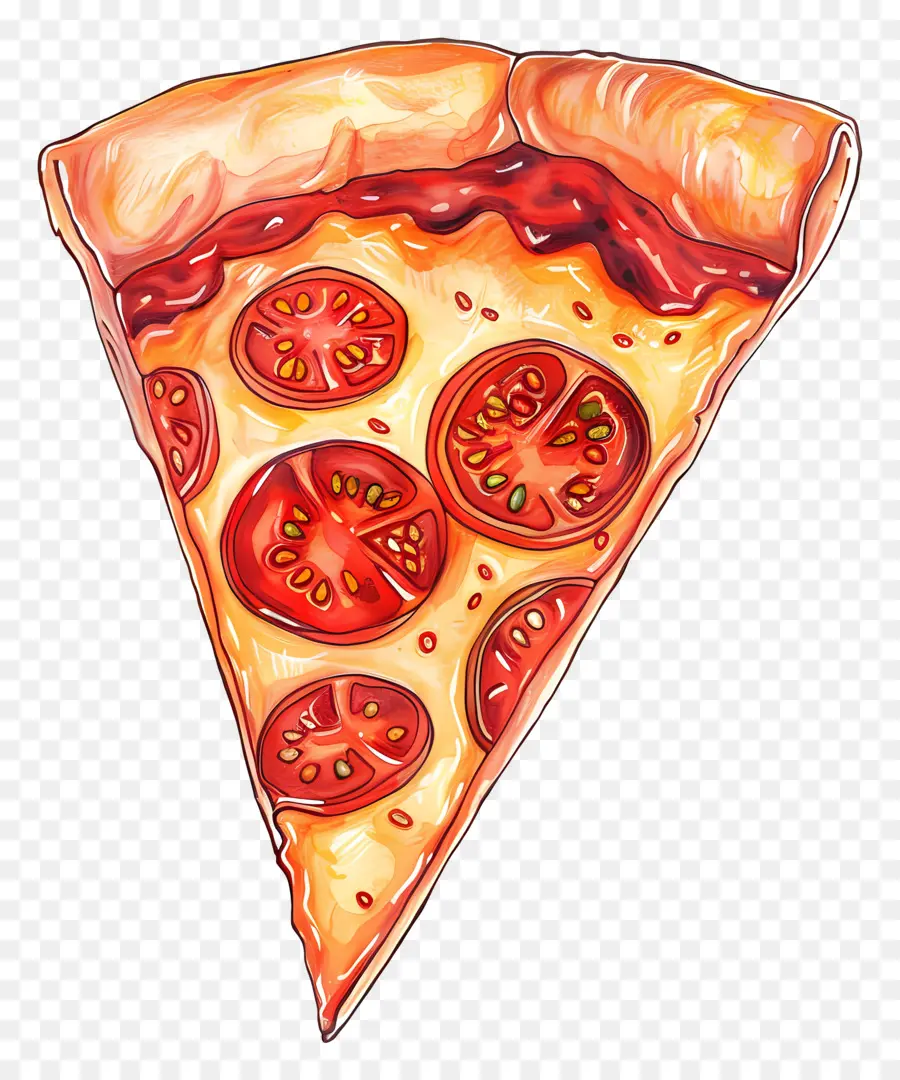 Tranche De Pizza，Pizza PNG