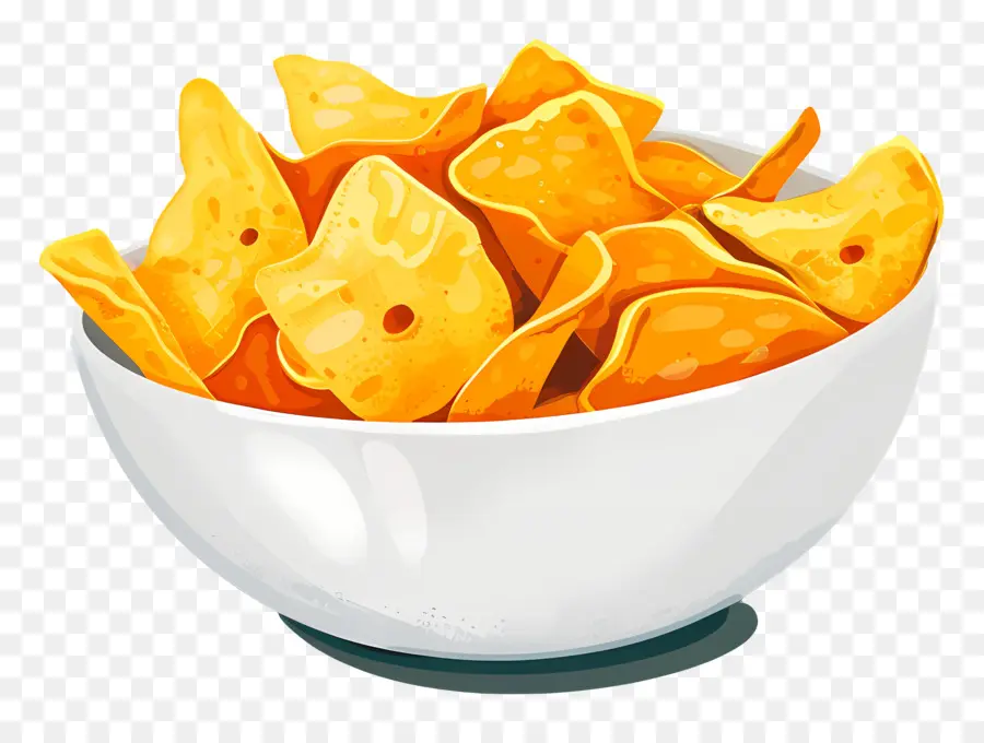 Bol De Frites，Les Chips De Maïs PNG