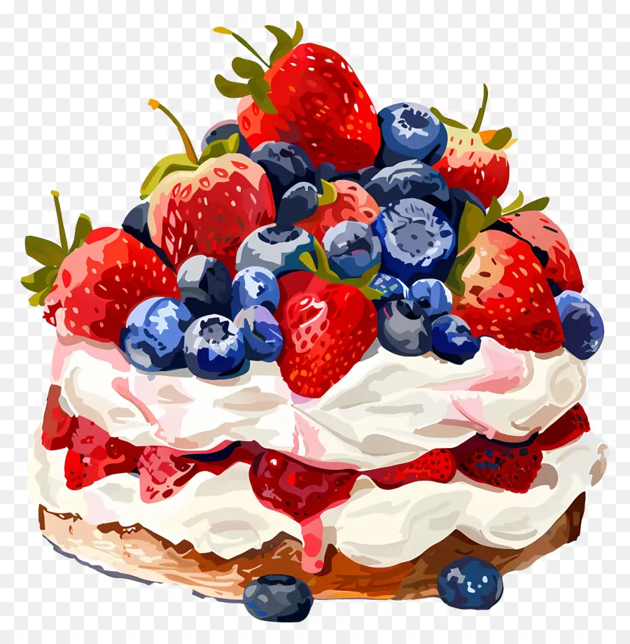 Pavlova，Gâteau PNG