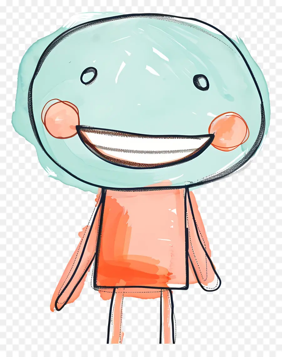 Rire，Robot De Dessin Animé PNG