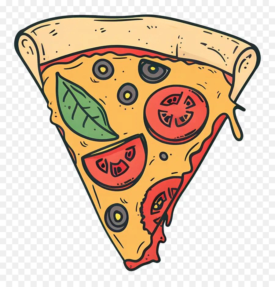 Tranche De Pizza，Pizza PNG