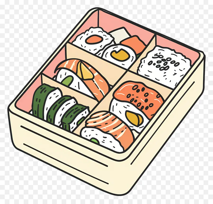 Bento Box，Sushi PNG