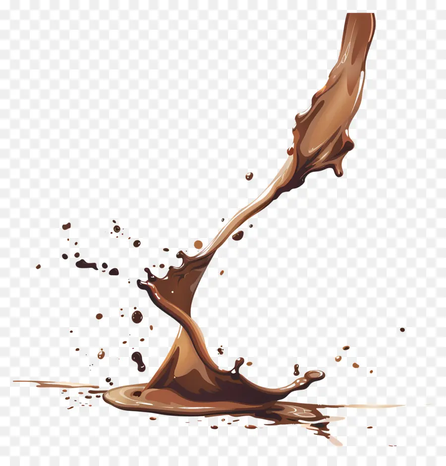 Un Café Renversé，Chocolat PNG