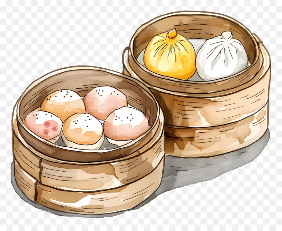 Dim Sum，Boulettes PNG