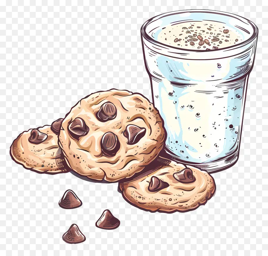 Biscuits Et Lait，Lait PNG