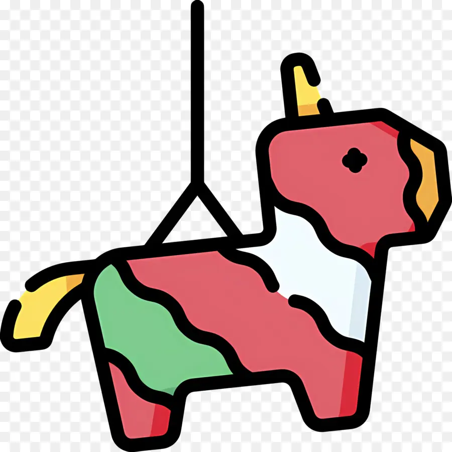 Pinata，Licorne Gâteau PNG