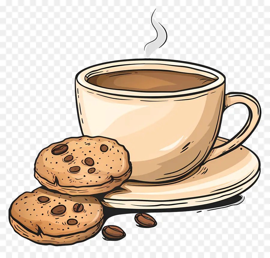 Café Et Biscuits，Café PNG