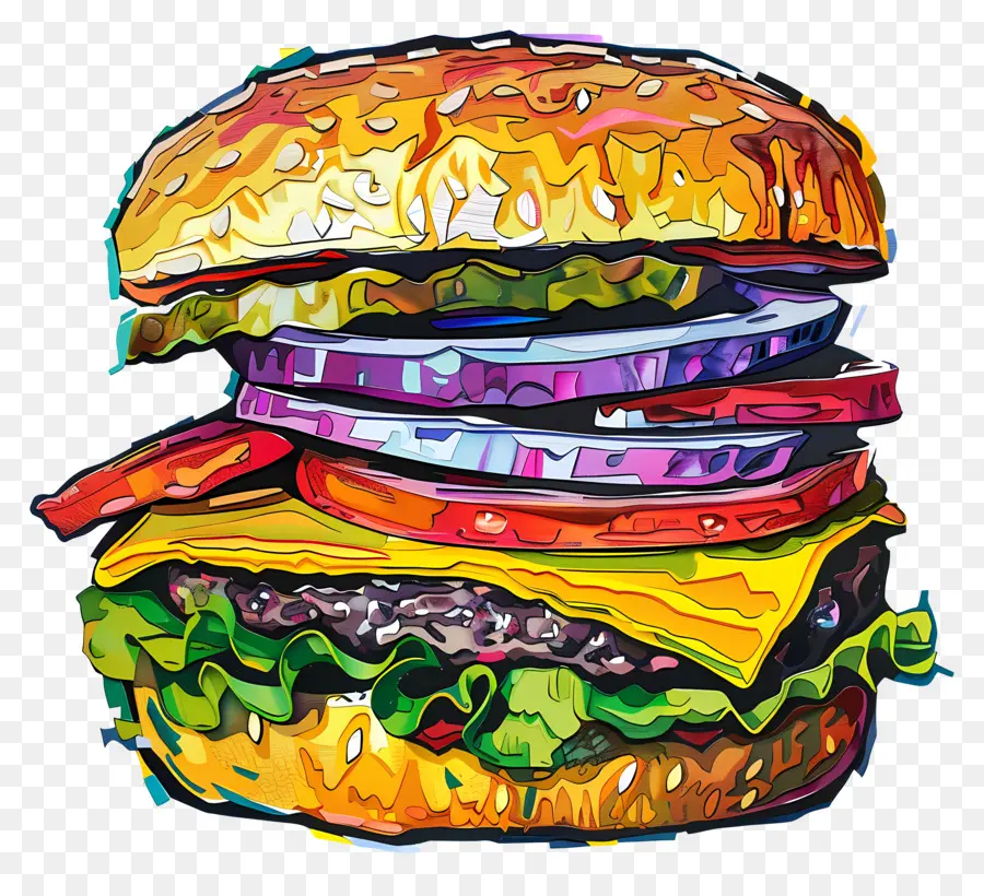 Hamburger，Résumé PNG