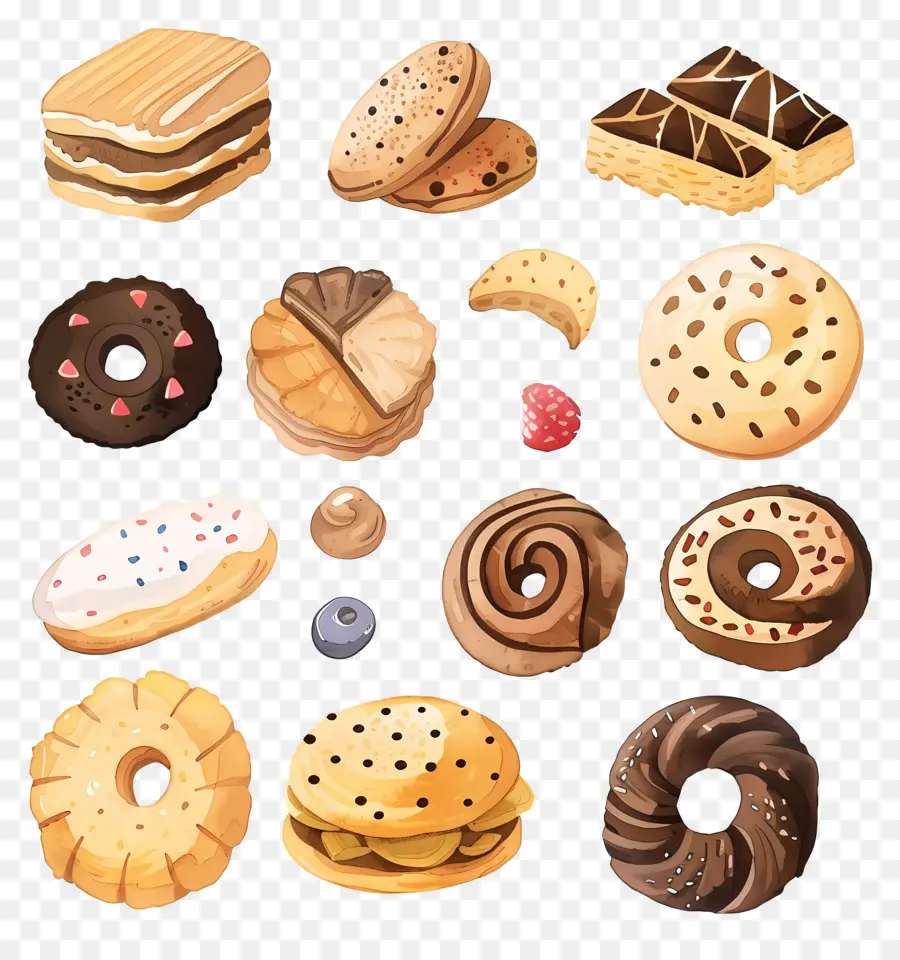 Les Cookies，Chocolat PNG