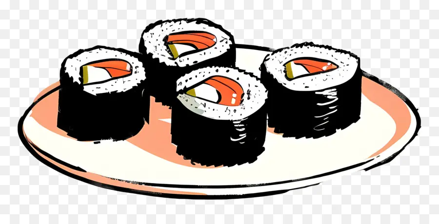 Sushi，Saumon Sushi PNG