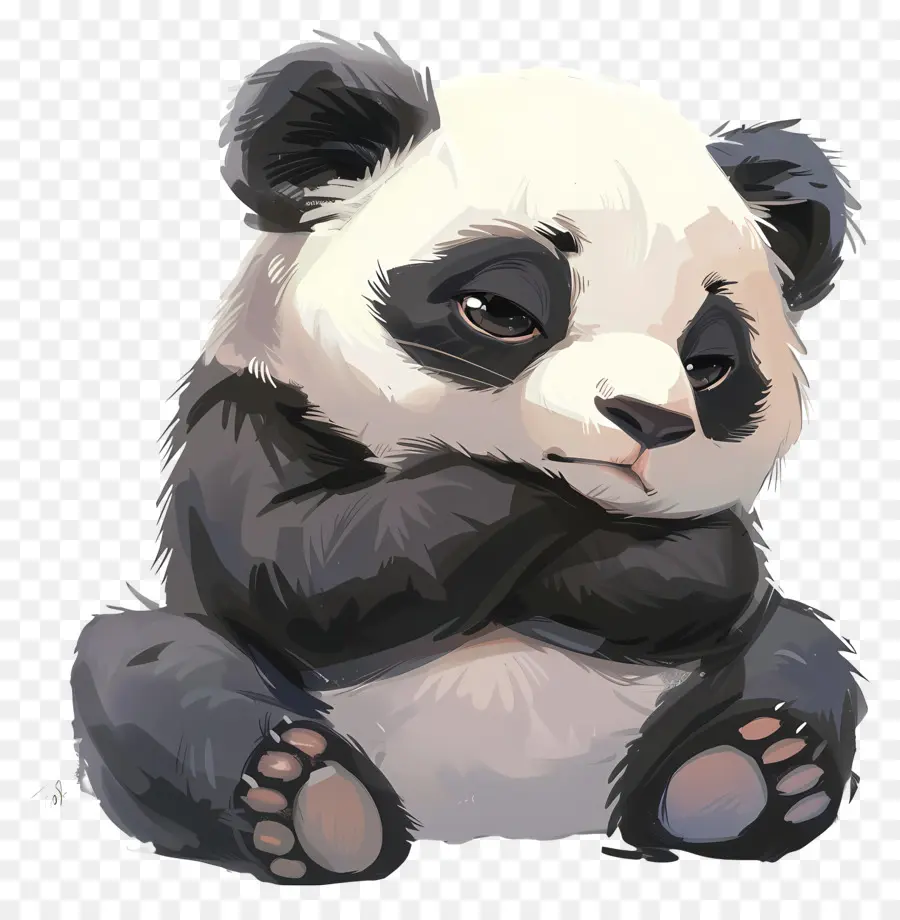 Panda Mignon，Dessin Animé De Panda PNG