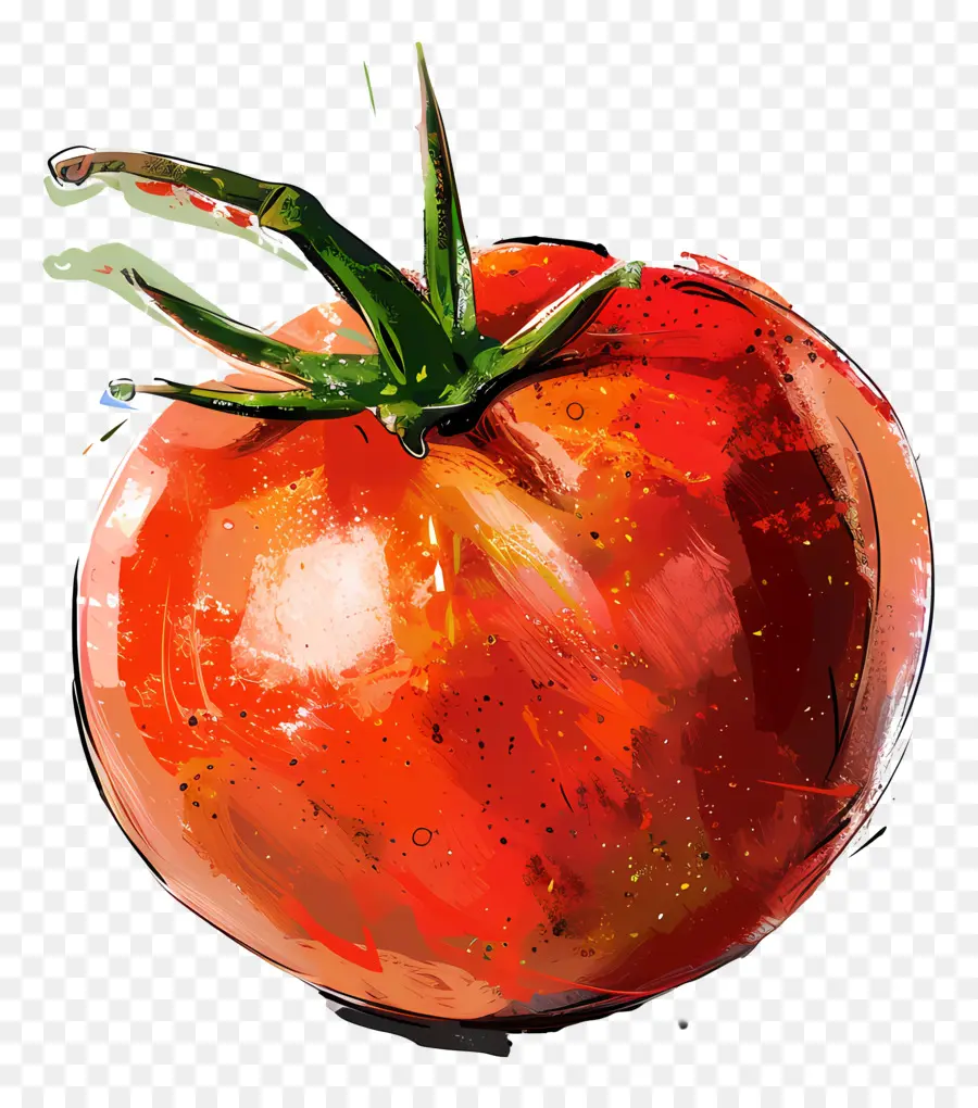 Tomate，Peinture à L'aquarelle PNG