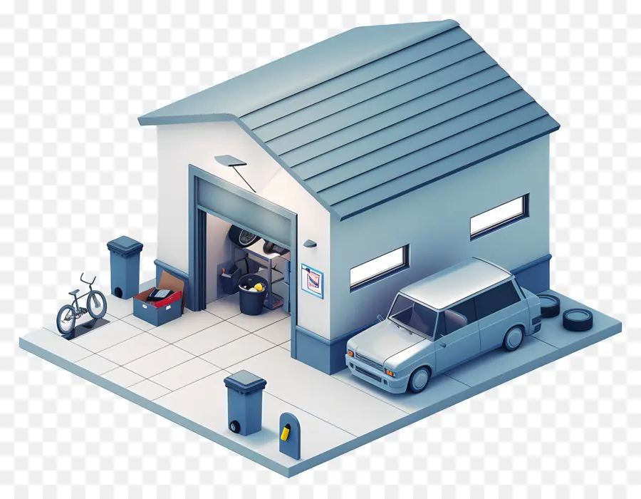 Garage 3d，Garage PNG