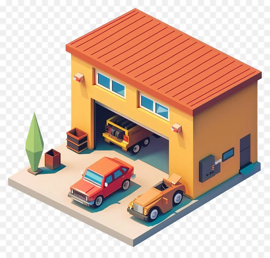 Garage，Voiture PNG