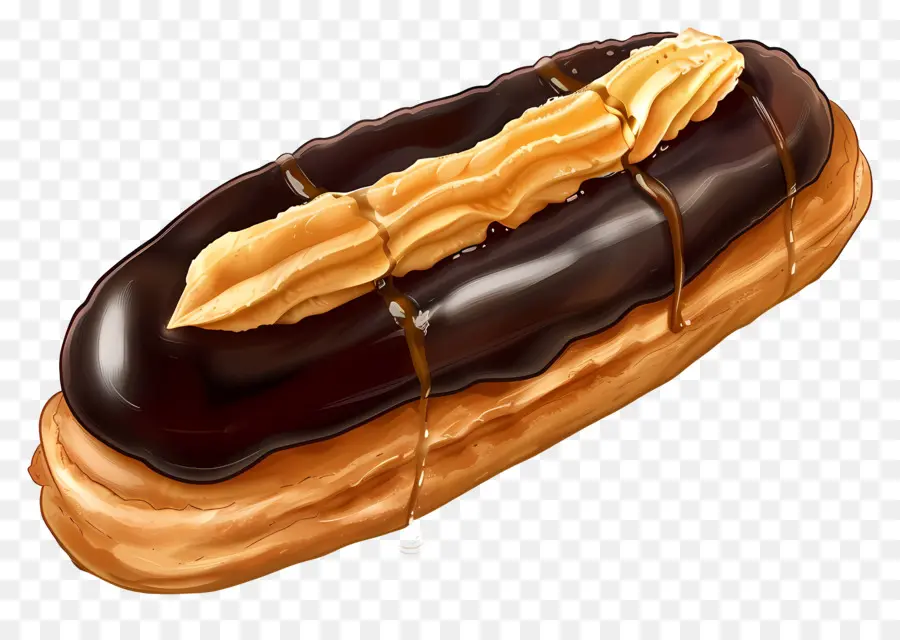 Eclair，Pain Au Chocolat PNG